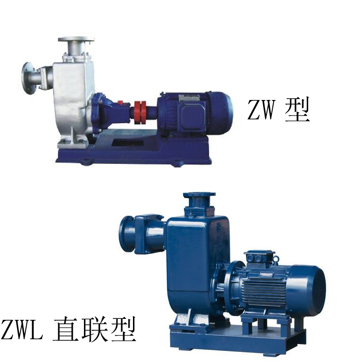 ZW、ZWL自吸式無堵塞排污泵